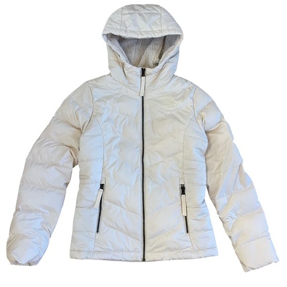 Women’s The North Face Sherpa Lined Puffer Jacket w/ Hood Sz XS - Picture 1 of 7